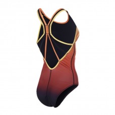 MAIÔ SPEEDO STRIPES MIDNIGHT SUN COLORS - LARANJA